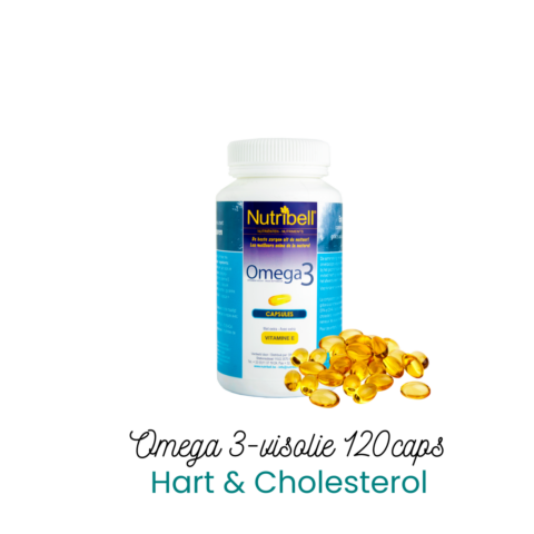 Nutribell Omega 3-visolie is een voedingssupplement ter ondersteuning en bevordering van: Het hart De vaten Een beter cholesterolniveau Verbetering van het geheugen Hulp bij concentratiestoornissen Bevat hoogwaardige Omega 3-polyonverzadigde vetzuren EPA en DHA uit visolie.